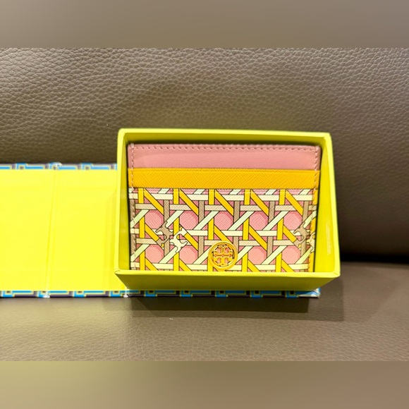 NIB! Tory Burch Geometric Card Holder - Picture 3 of 7